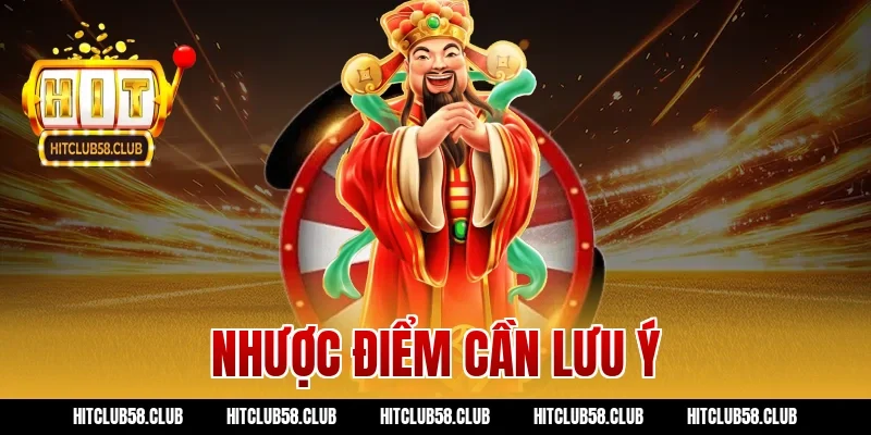 Nhược điểm cần lưu ý